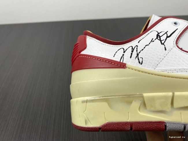 Jordan Retro White Off-White Red SP 2 DJ4375-106 Low 0611